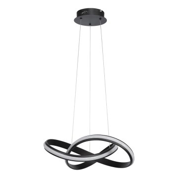 LED ρυθμιζόμενο κρεμαστό φωτιστικό με καλώδιο SALO LED/28W/230V 3000K μαύρο