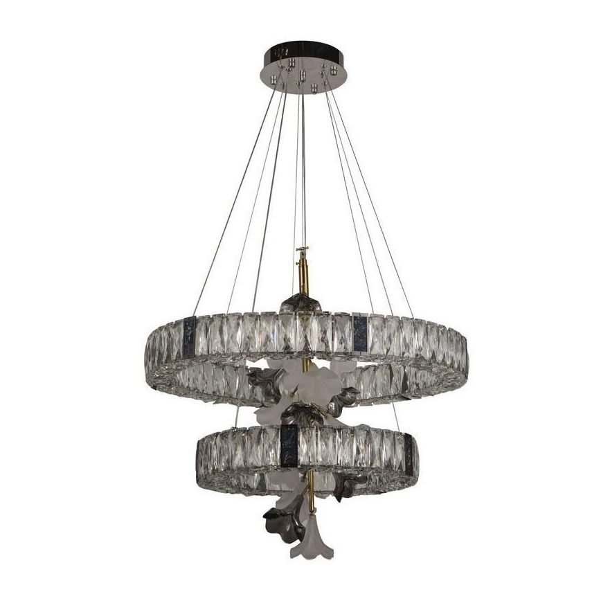 LED Ρυθμιζόμενο Κρυστάλλινο Φωτιστικό Οροφής με Καλώδιο LED/70W/230V 3000-6500K + τηλεχειριστήριο