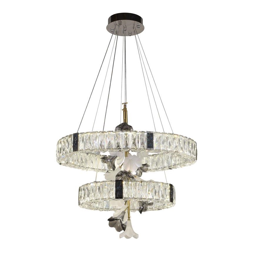 LED Ρυθμιζόμενο Κρυστάλλινο Φωτιστικό Οροφής με Καλώδιο LED/70W/230V 3000-6500K + τηλεχειριστήριο