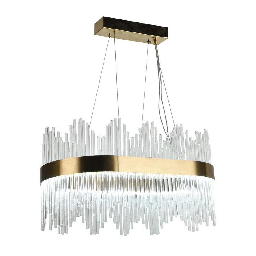 LED Ρυθμιζόμενο Κρυστάλλινο Φωτιστικό Οροφής με Καλώδιο LED/70W/230V 3000-6500K + τηλεχειριστήριο