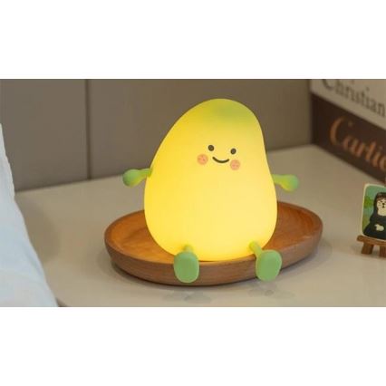 LED ρυθμιζόμενο επαναφορτιζόμενο παιδικό νυχτερινό φωτάκι LED/1W/5V 3000K 800 mAh μάνγκο