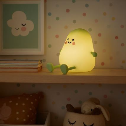 Ρυθμιζόμενο LED επαναφορτιζόμενο παιδικό νυχτερινό φωτιστικό με έλεγχο αφής MANGO LED/2,5W/5V 800 mAh