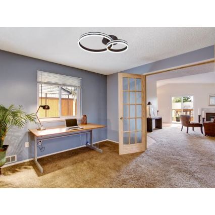 LED Ρυθμιζόμενο επιφανειακό φωτιστικό οροφής LED/110W/230V 3000-6500K + τηλεχειριστήριο