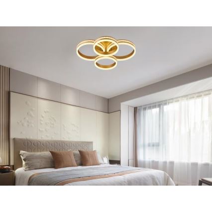 LED ρυθμιζόμενο επιφανειακό φωτιστικό οροφής LED/150W/230V 3000-6500K + τηλεχειριστήριο