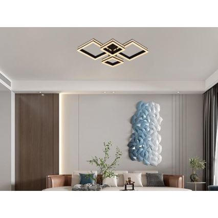 LED Ρυθμιζόμενο επιφανειακό φωτιστικό οροφής LED/175W/230V 3000-6500K + τηλεχειριστήριο