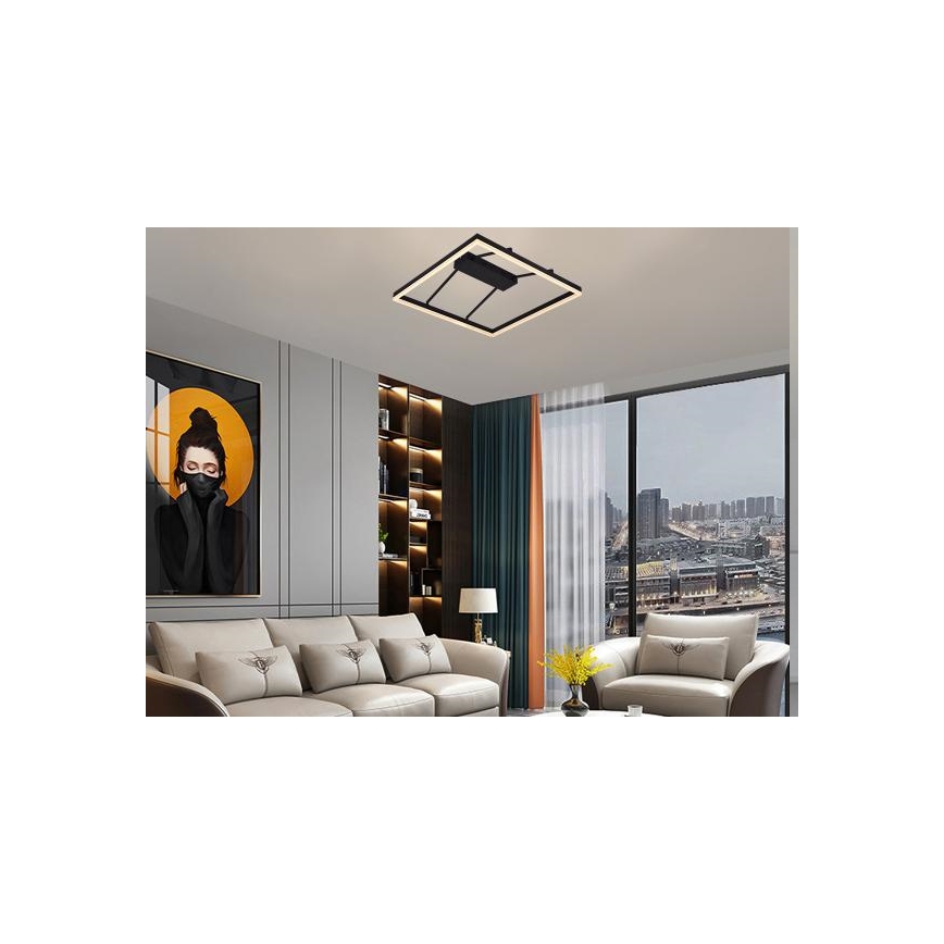 LED Ρυθμιζόμενο επιφανειακό φωτιστικό οροφής LED/55W/230V 3000-6500K + τηλεχειριστήριο