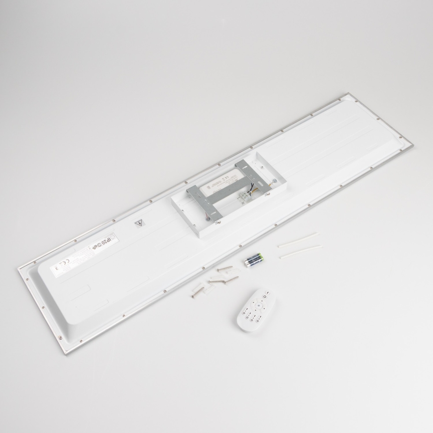 LED Ρυθμιζόμενο επιφανειακό πάνελ LED/32W/230V 2700-6500K 25x100 cm λευκό + τηλεχειριστήριο