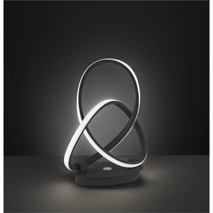 LED Ρυθμιζόμενο επιτραπέζιο φωτιστικό INDIGO LED/19W/230V 3000K μαύρο