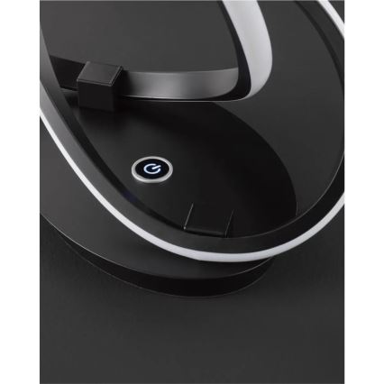 LED Ρυθμιζόμενο επιτραπέζιο φωτιστικό INDIGO LED/19W/230V 3000K μαύρο