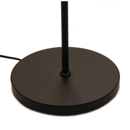 LED ρυθμιζόμενο επιδαπέδιο φωτιστικό NORA LED/25W/230V 2200/3000/4000K + LED/5W 3000K μαύρο + τηλεχειριστήριο