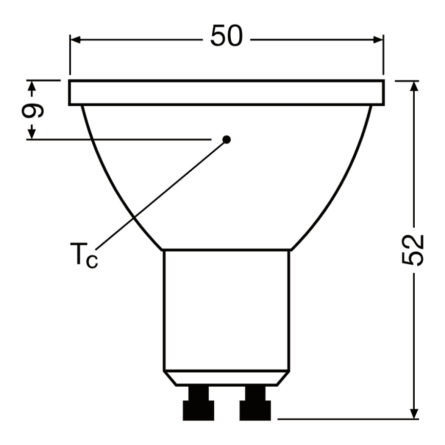 Ρυθμιζόμενος LED ανακλαστήρας PAR16 GU10/7W/230V 2700K 120° CRI 90 - Ledvance