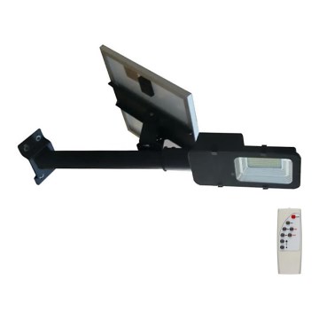 LED Ρυθμιζόμενος Ηλιακός Φωτισμός Δρόμου LED/50W/6,4V 4000K IP65 50000 mAh + τηλεχειριστήριο