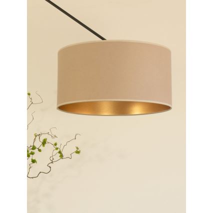 LED ρυθμιζόμενος πολυέλαιος σε ράβδο GORTA 1xE27/60W/230V μπεζ/χρυσό