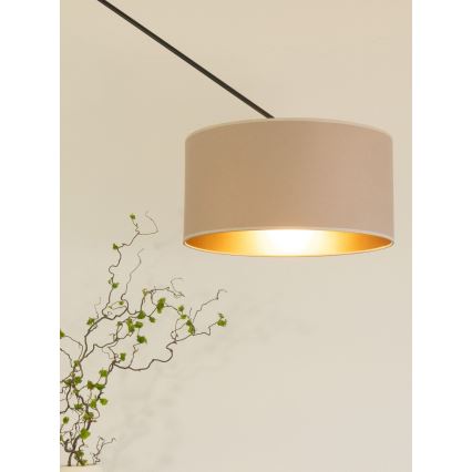 LED ρυθμιζόμενος πολυέλαιος σε ράβδο GORTA 1xE27/60W/230V μπεζ/χρυσό
