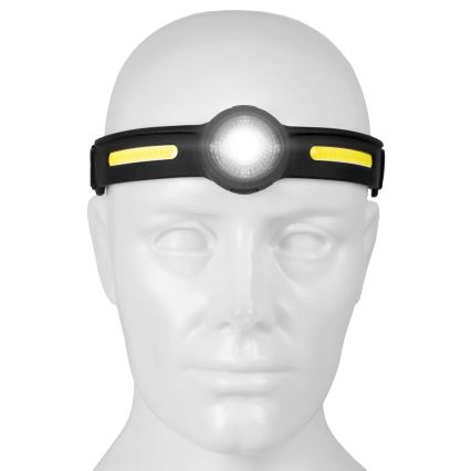 LED ρυθμιζόμενος επαναφορτιζόμενος φακός κεφαλής με κόκκινο φωτισμό LED/5V IPX4 550 lm 600 mAh