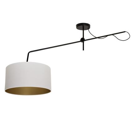 LED Ρυθμιζόμενος επιφανειακός πολυέλαιος VENICE 1xE27/60W/230V λευκό/χρυσό