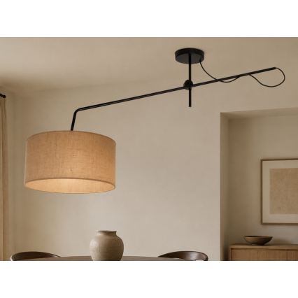 LED Ρυθμιζόμενος επιφανειακός πολυέλαιος VENICE 1xE27/60W/230V τζούτα