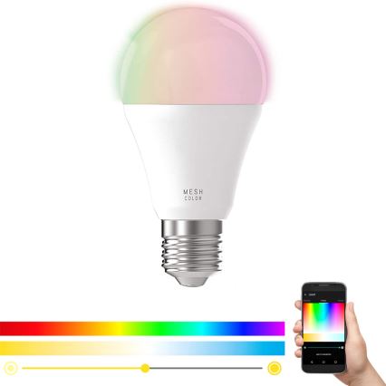 LED RGB Ρυθμιζόμενη Λάμπα CONNECT E27/9W 2700-6500K - Eglo