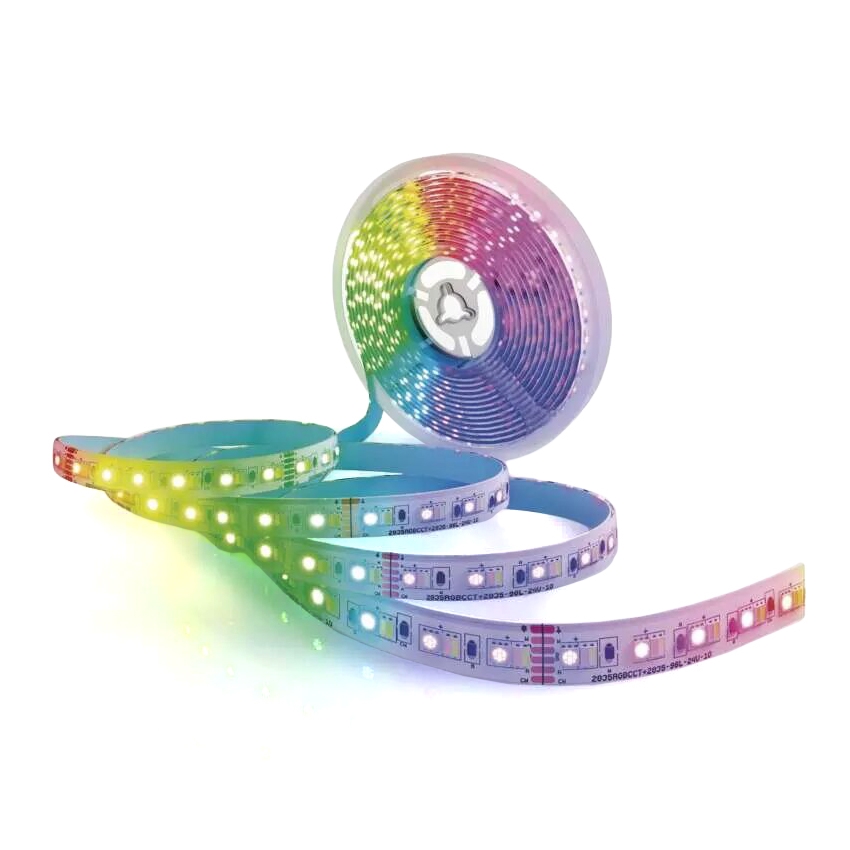 LED RGB+CCT Dimmable ταινία GOSMART LED/21W/230V 5 m 2700-6500K IP44 Wi-Fi + τηλεχειριστήριο