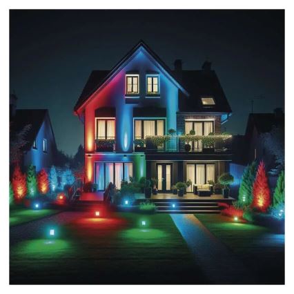 LED RGB+CCT Dimming προβολέας GoSmart LED/20W/230V 3000-6500K IP65 Wi-Fi Tuya