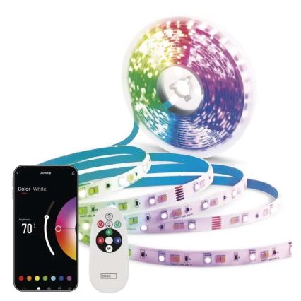 LED RGB+CCT Dimmable ταινία GOSMART LED/11W/230V 2 m 2700-6500K IP44 Wi-Fi + τηλεχειριστήριο
