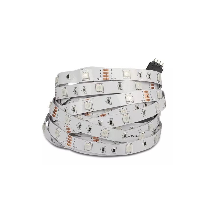 LED RGB Dimmable ταινία 2x5 m LED/4,8W/230V + RC