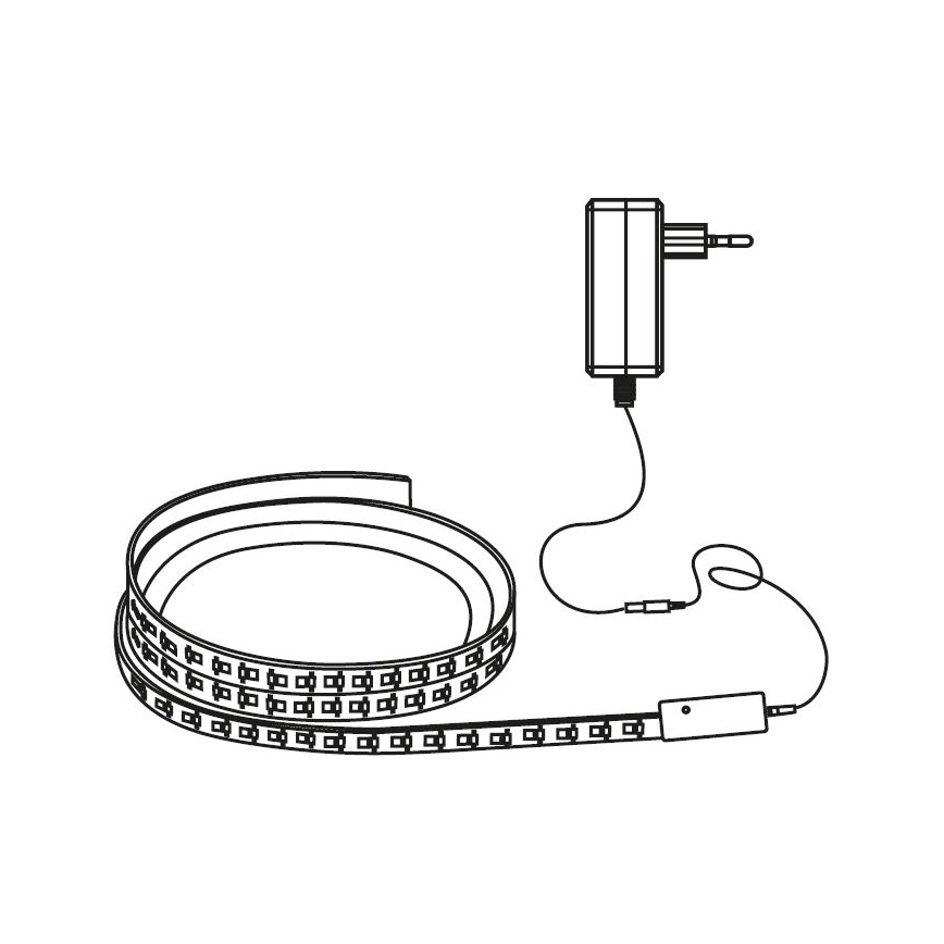 LED RGB Dimmable ταινία LED/24W/230V 5m 3000-6000K Wi-Fi Tuya