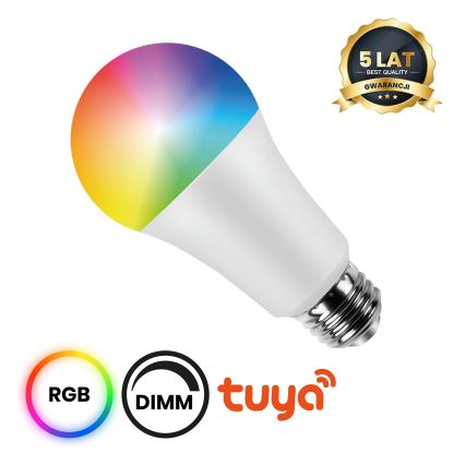 LED RGB Dimmable λαμπτήρας A60 E27/8W/230V 2700-6500K Wi-Fi Tuya