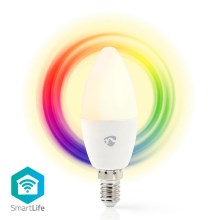 LED RGB Dimmable λαμπτήρας Smartlife E14/4,5W/230V Wi-Fi 2700K