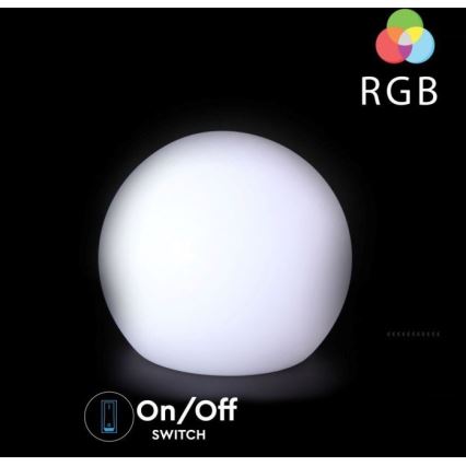 LED RGB Dimmable λαμπτήρας εξωτερικού χώρου LED/1W/230V 30cm IP67