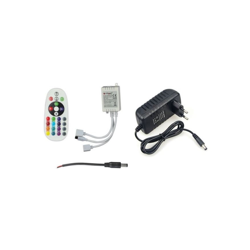 LED RGB Dimmable ταινία 2x5 m LED/4,8W/230V + RC