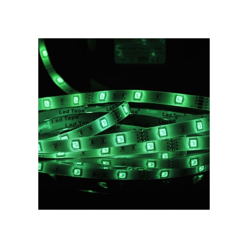 LED RGB Dimmable ταινία 5m LED/18W/12V IP20 + RC