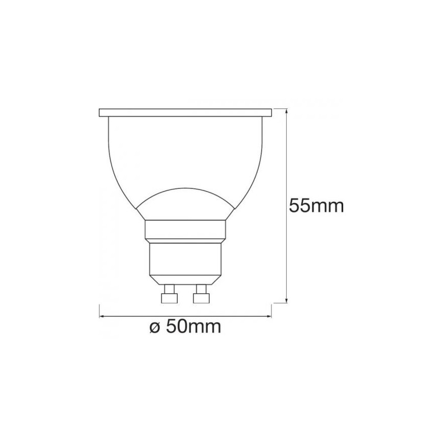 LED RGB Dimming λαμπτήρας SMART+ GU10/5W/230V 2,700K-6,500K - Ledvance