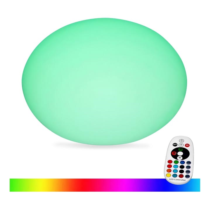 LED RGB Dimming Εξωτερικού χώρου φωτιστικό LED/1W/5V 1000 mAh 20cm IP67 + τηλεχειριστήριο