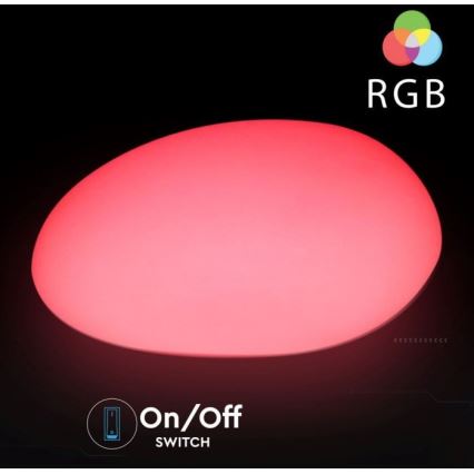 LED RGB Dimming Εξωτερικού χώρου φωτιστικό LED/1W/5V 28cm IP67 1000 mAh + τηλεχειριστήριο