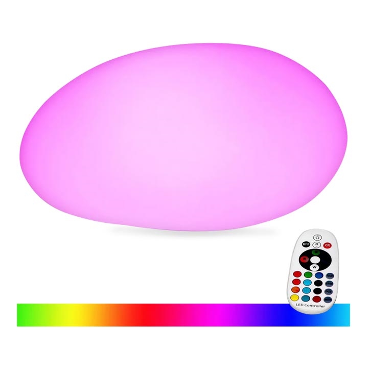 LED RGB Dimming Εξωτερικού χώρου φωτιστικό LED/1W/5V 28cm IP67 1000 mAh + τηλεχειριστήριο