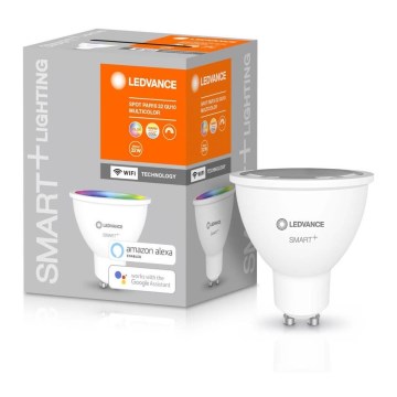 LED RGB Dimming λαμπτήρας SMART+ GU10/5W/230V 2,700K-6,500K - Ledvance