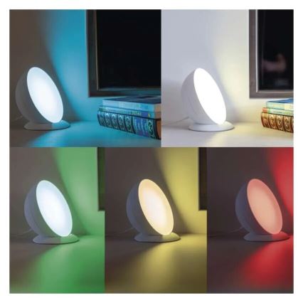 LED RGB Eπιτραπέζιο φωτιστικό  GoSmart LED/7W/230V Wi-Fi λευκό