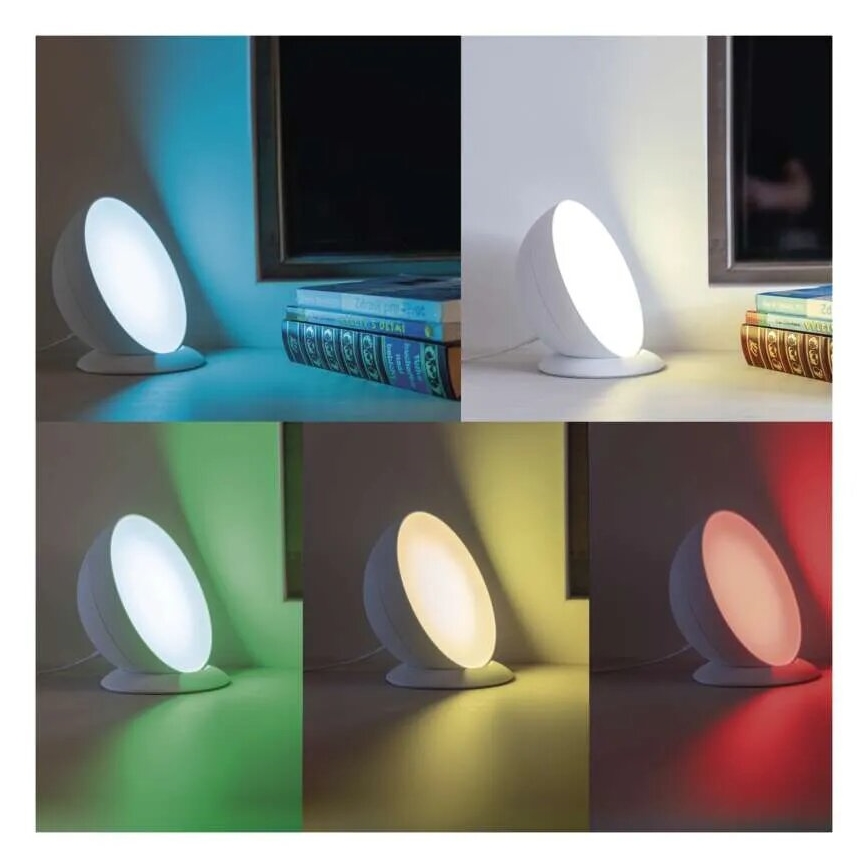 LED RGB Eπιτραπέζιο φωτιστικό  GoSmart LED/7W/230V Wi-Fi λευκό