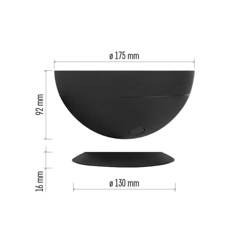 LED RGB Eπιτραπέζιο φωτιστικό  GoSmart LED/7W/230V Wi-Fi μαύρο