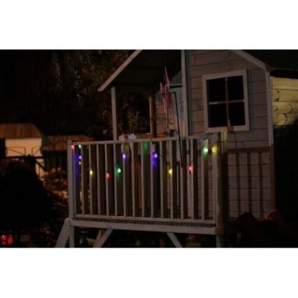 LED RGB Ηλιακό φωτιστικό 20xLED/1,2V 300 mAh IP44