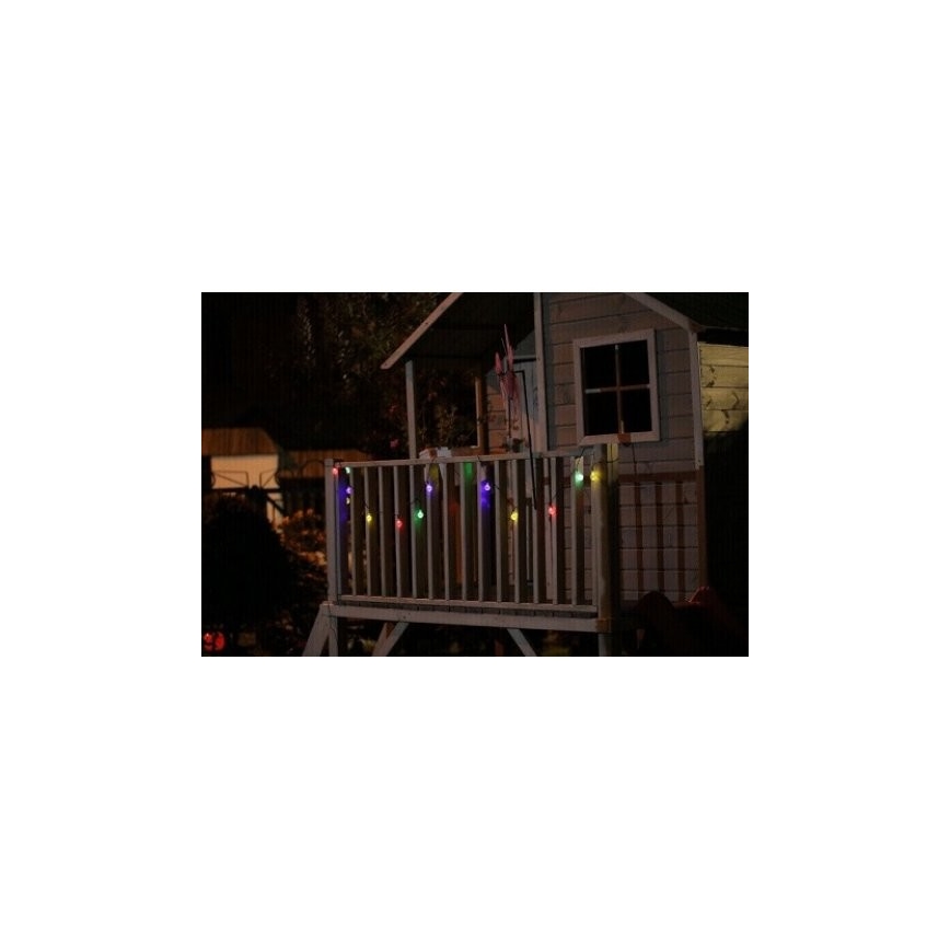 LED RGB Ηλιακό φωτιστικό 20xLED/1,2V 300 mAh IP44