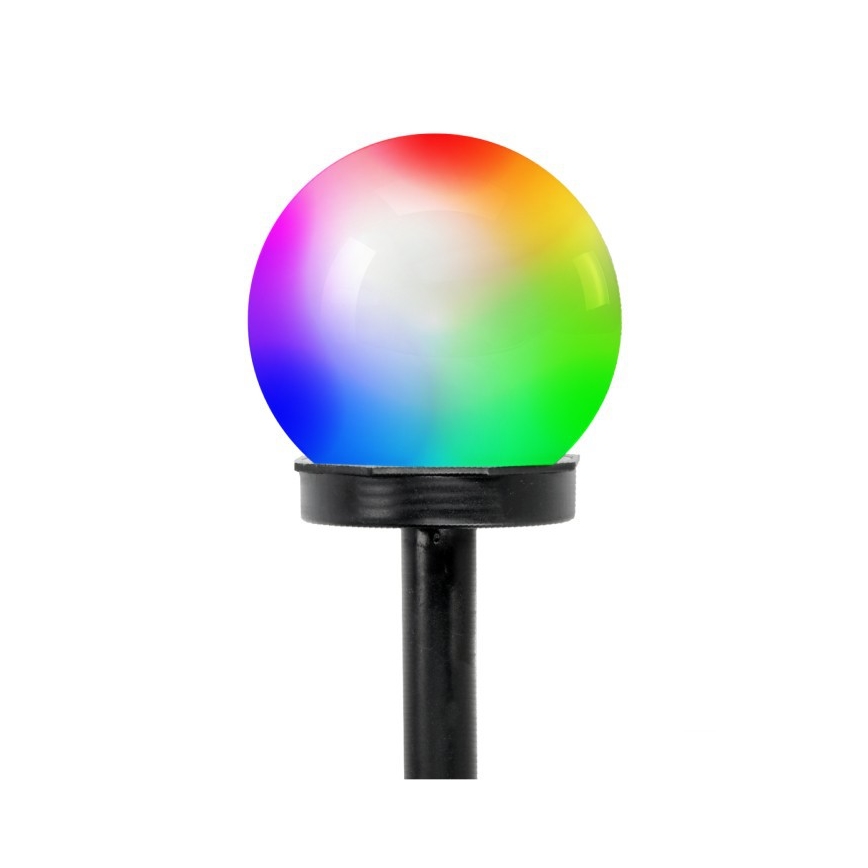 LED RGB Ηλιακό φωτιστικό SPHERE LED/1,2V IP44 40 mAh Ø 10 εκ.