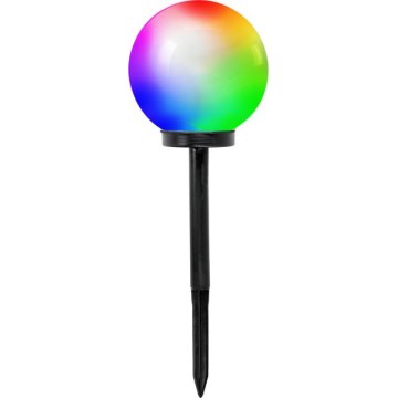 LED RGB ηλιακό φωτιστικό με αισθητήρα SPHERE LED/1,2V IP44 200 mAh διάμ. 20 cm