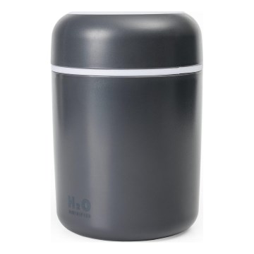 LED RGB Συσκευή αρωματοθεραπείας και υγραντήρας αέρα υπέρηχων LED/2W 300ml μαύρο