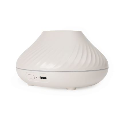 LED RGB Συσκευή αρωματοθεραπείας με εφέ φλόγας LED/6,5W/5V 130ml λευκό