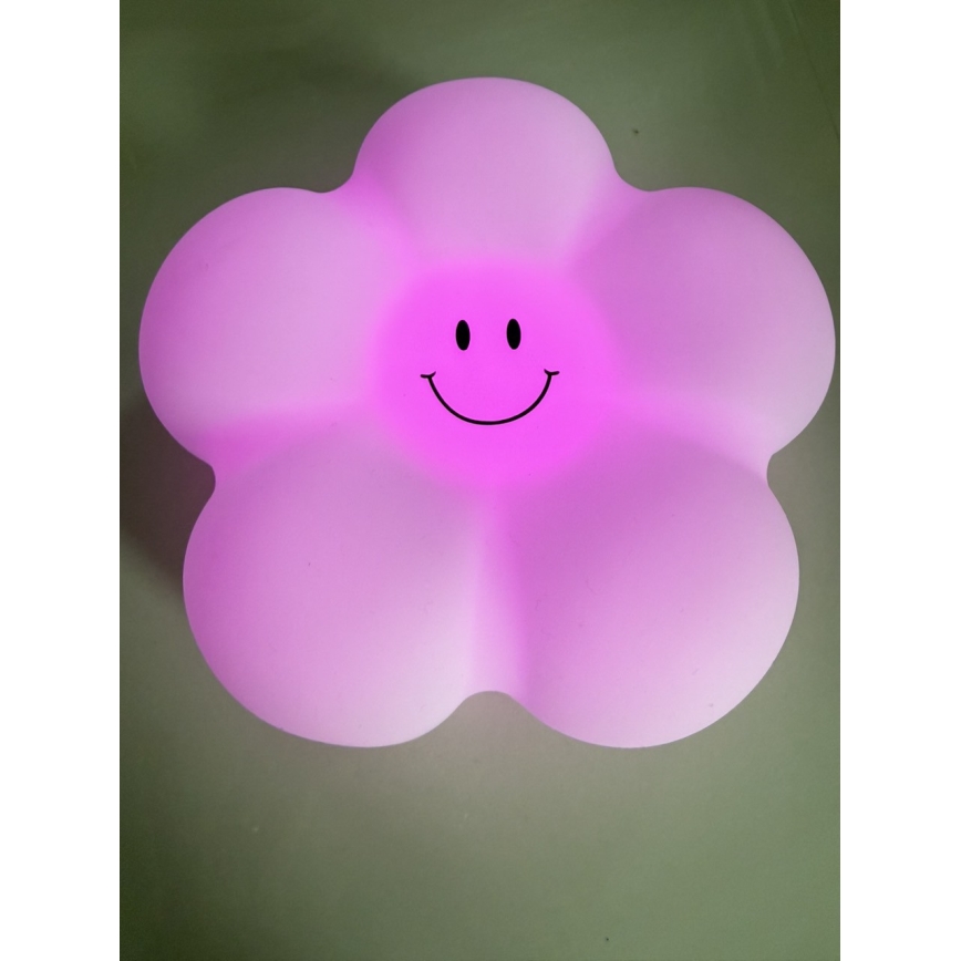 LED RGB παιδικό επιτραπέζιο φωτιστικό με αισθητήρα αφής, τροφοδοσία 3xAAA