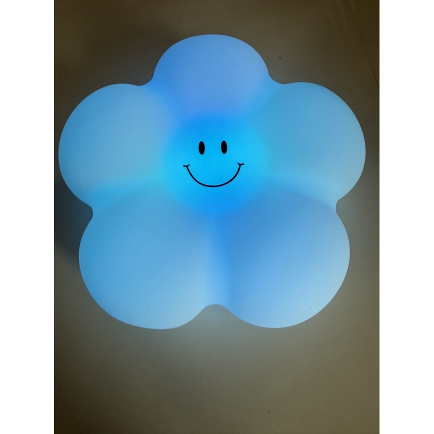 LED RGB παιδικό επιτραπέζιο φωτιστικό με αισθητήρα αφής, τροφοδοσία 3xAAA