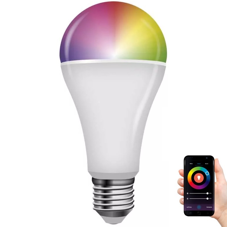 LED RGB Ρυθμιζόμενη Λάμπα GoSmart A65 E27/14W/230V 2700-6500K Tuya