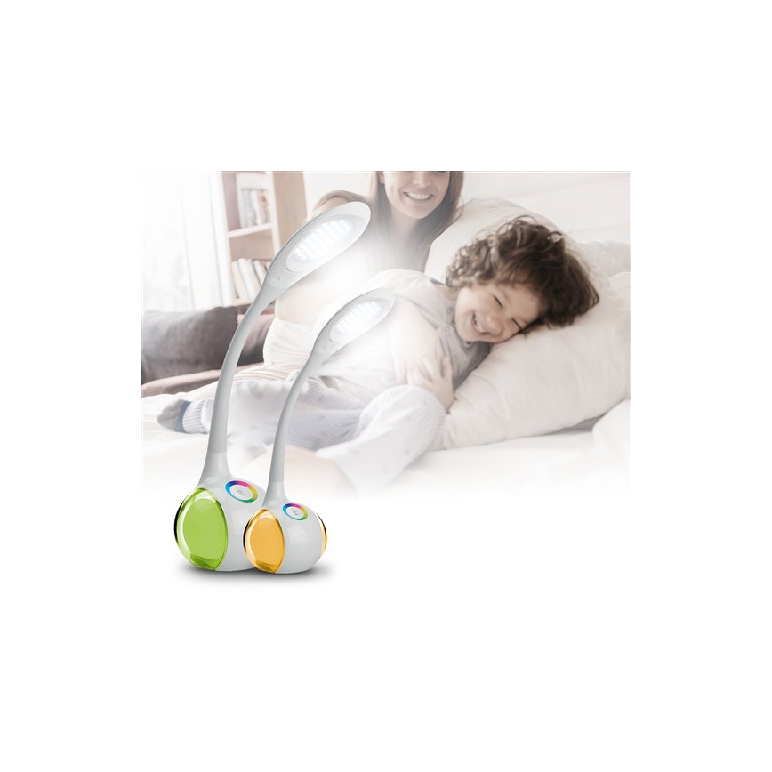 LED RGB Με Dimmer stolní  lampa LED/7W/230V λευκό